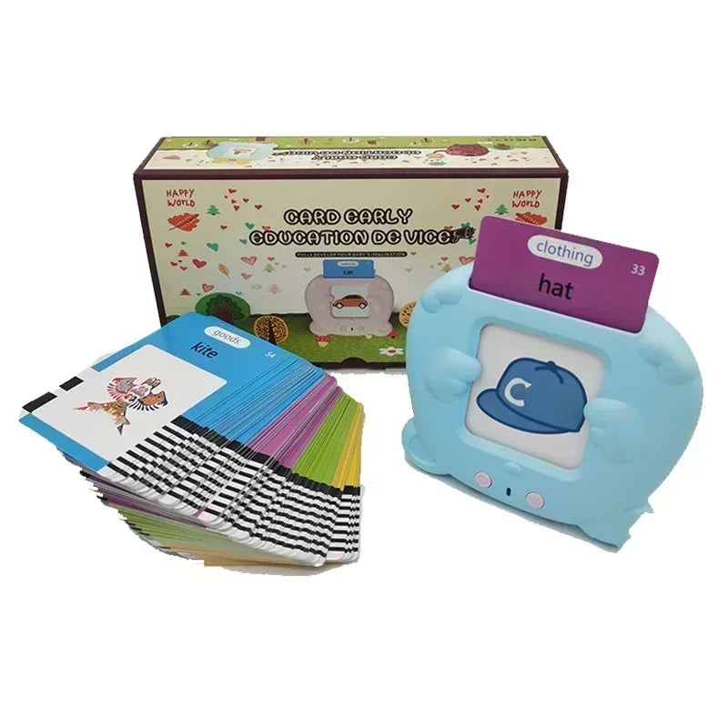 Learning Machine for Kid Talking Flash Cards Kindergarten Kids Language Electronic Audio Book Learnenglish German Spanish French